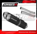 Auspuff Schalldämpfer DOMINATOR OVR schwarz passend für Yamaha TDM 900 2002  2013 3