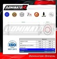 Auspuff Schalldämpfer DOMINATOR OVR schwarz passend für Yamaha TDM 900 2002  2013 6