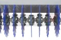Gezogener Rasenlüfter und Vertikutierer DOMINATOR DOMINATOR passend für quad ATV Rasentraktor 8