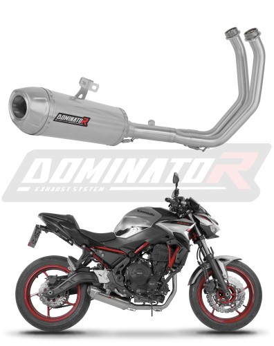 komplette Auspuffanlage mit Schalldämpfer DOMINATOR Full System S3 passend für Kawasaki Z650 2023  2026