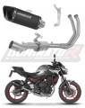 komplette Auspuffanlage mit Schalldämpfer DOMINATOR Full System HP6 schwarz passend für Kawasaki Z650 2023  2026