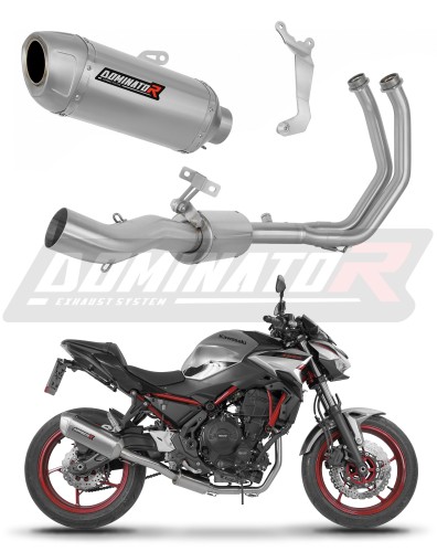 komplette Auspuffanlage mit Schalldämpfer DOMINATOR Full System S6 passend für Kawasaki Z650 2023  2026