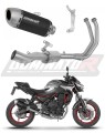 kompletny układ wydechowy z tłumikiem DOMINATOR Full System S6 CZARNY pasujący do motocykla Kawasaki Z650 2023 - 2026