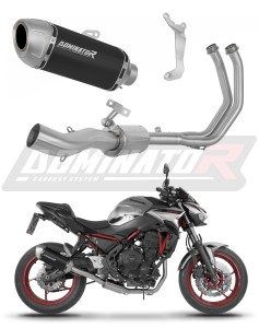Kawasaki Z650 2023 - 2026 Auspuffanlagen Schalldämpfer S6 SCHWARZ + dB killer