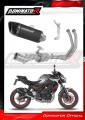 komplette Auspuffanlage mit Schalldämpfer DOMINATOR Full System HP6 schwarz passend für Kawasaki Z650 2023  2026 2