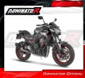 kompletny układ wydechowy z tłumikiem DOMINATOR Full System HP6 CZARNY pasujący do motocykla Kawasaki Z650 2023 - 2026 6