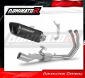 kompletny układ wydechowy z tłumikiem DOMINATOR Full System HP6 CZARNY pasujący do motocykla Kawasaki Ninja 650 2023 - 2026 3
