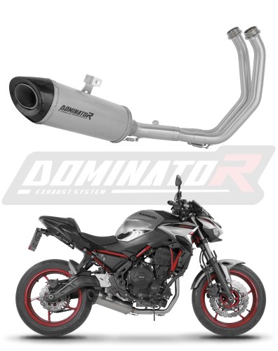 komplette Auspuffanlage mit Schalldämpfer DOMINATOR Full System Titan HP8 passend für Kawasaki Z650 2023  2026