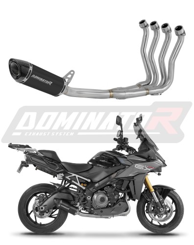 komplette Auspuffanlage mit Schalldämpfer DOMINATOR Full System HP8 schwarz passend für Suzuki GSXS 1000 GX 2024