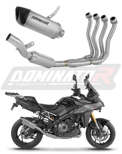 komplette Auspuffanlage mit Schalldämpfer DOMINATOR Full System Titan HP6 EX passend für Suzuki GSXS 1000 GX 2024