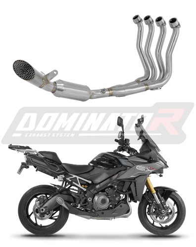 komplette Auspuffanlage mit Schalldämpfer DOMINATOR Full System GP3 EX passend für Suzuki GSXS 1000 GX 2025  2026