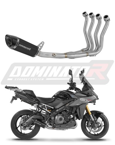 komplette Auspuffanlage mit Schalldämpfer DOMINATOR Full System HP8 schwarz passend für Suzuki GSXS 1000 GX 2025  2026