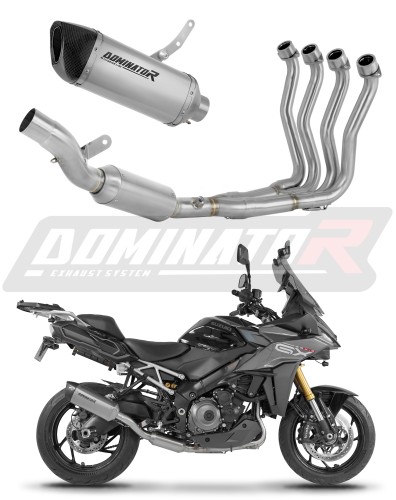 komplette Auspuffanlage mit Schalldämpfer DOMINATOR Full System Titan HP6 EX passend für Suzuki GSXS 1000 GX 2025  2026