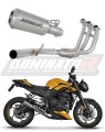 kompletny układ wydechowy z tłumikiem DOMINATOR Full System GPS pasujący do motocykla Triumph STREET TRIPLE 765 S / R / RS 2023 - 2024 4