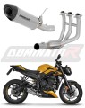 kompletny układ wydechowy z tłumikiem DOMINATOR Full System Tytanowy HP8 pasujący do motocykla Triumph STREET TRIPLE 765 S / R / RS 2023 - 2024 4