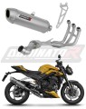 komplette Auspuffanlage mit Schalldämpfer DOMINATOR Full System S6 passend für Triumph STREET TRIPLE 765 S / R / RS 2023  2024 5