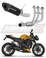 komplette Auspuffanlage mit Schalldämpfer DOMINATOR Full System HP8 schwarz passend für Triumph Street Triple 765 RS 2024  2025 4