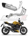 kompletny układ wydechowy z tłumikiem DOMINATOR Full System Tytanowy HP6 pasujący do motocykla Triumph Street Triple 765 RS 2024 - 2025 5