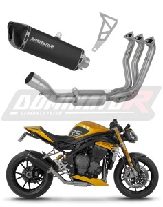 Triumph Speed Triple 1200 RS / RR 2021 - 2024 Auspuffanlagen Schalldämpfer HP6 SCHWARZ + dB killer