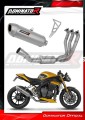 komplette Auspuffanlage mit Schalldämpfer DOMINATOR Full System S6 passend für Triumph Speed Triple 1200 RS / RR 2021  2024 2
