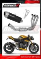 komplette Auspuffanlage mit Schalldämpfer DOMINATOR Full System S6 schwarz passend für Triumph Speed Triple 1200 RS / RR 2021  2024 2
