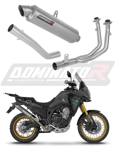 complete exhaust system with muffler DOMINATOR Full System GPF fits to Rieju Aventura 500 2023  2026