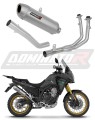 kompletny układ wydechowy z tłumikiem DOMINATOR Full System S6 pasujący do motocykla Rieju Aventura 500 2023 - 2026