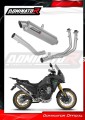 kompletny układ wydechowy z tłumikiem DOMINATOR Full System GPF pasujący do motocykla Rieju Aventura 500 2023 - 2026 2