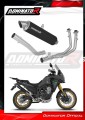 complete exhaust system with muffler DOMINATOR Full System GPF BLACK fits to Rieju Aventura 500 2023  2026 2