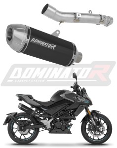 CF MOTO 125 NK 2025 - 2026 Exhaust Silencer Muffler S3 BLACK + dB killer
