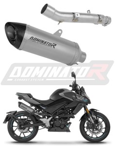 CF MOTO 125 NK 2025 - 2026 Exhaust Silencer Muffler Titanium HP8 + dB killer