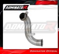 decat Mittelschalldämpfer DOMINATOR Mid pipe passend für das Motorrad CF MOTO 800 NK 2023 2026 2