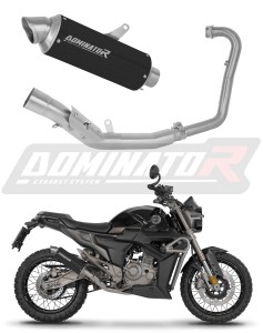 Zontes G1 Scrambler 125 2025 - 2026 Auspuffanlagen Schalldämpfer GPF BLACK + dB killer