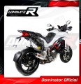 MTS 1200 S MULTISTRADA EXHAUST Ducati Muffler Auspuff Sportauspuff Silencer Echappement Silencieux Scarico Scarichi Escape Wydech Tłumik Carbon Tip HP3 2015 - 2017 Dominator 2