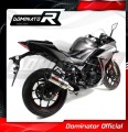 YZF-R3 300 EXHAUST Yamaha Muffler Auspuff Sportauspuff Silencer Echappement Silencieux Scarico Scarichi Escape Wydech Tłumik Carbon Tip HP3 2015 - 2017 DOMINATOR 2