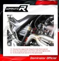 XT 660 X EXHAUST Yamaha Muffler Auspuff Sportauspuff Silencer Echappement Silencieux Scarico Scarichi Escape Wydech Tłumik + manifold collector ROUND 2004 - 2015 DOMINATOR 5